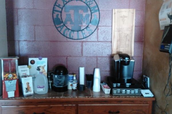 Coffee area of the lobby